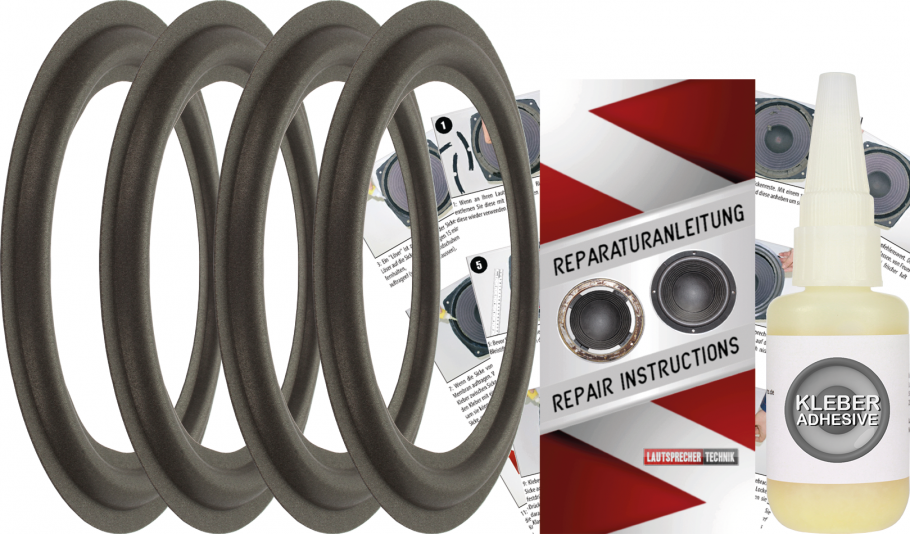 Magnat PROJECT 6.1 Speaker Surround Re-Foam Repair Kit - 4 Pieces Surrounds